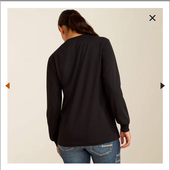 Ariat Women’s Rebar Cotton Strong Logo T-Shirt - Picture 10 of 10